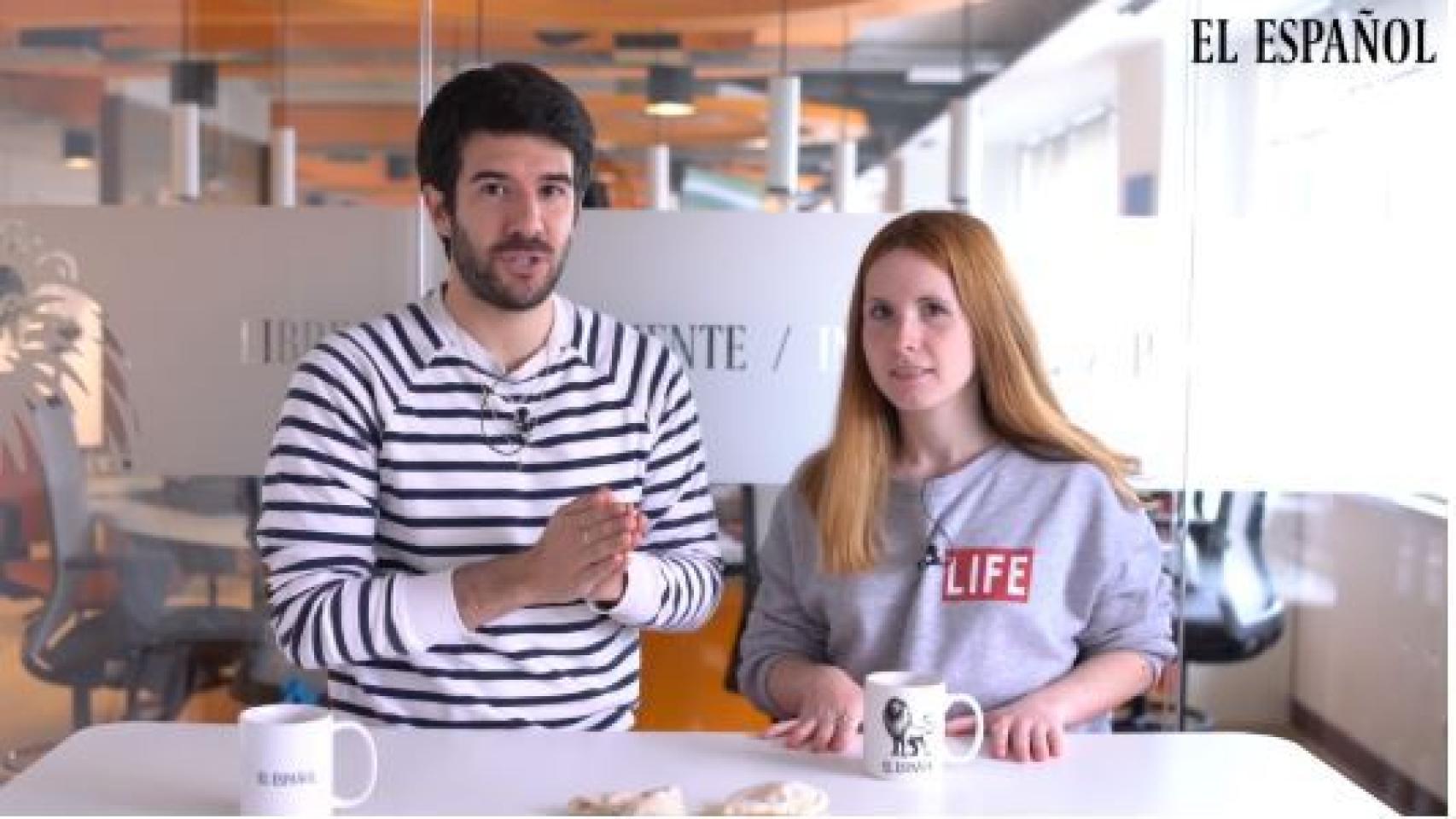 Raúl Rodríguez y Ane Olabarrieta en 'La cena de los Jaleos'.