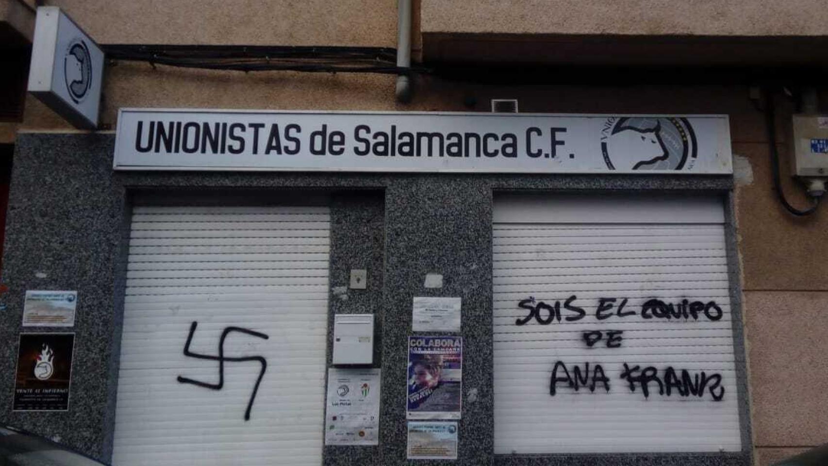 Ataque nazi a la sede de Unionistas