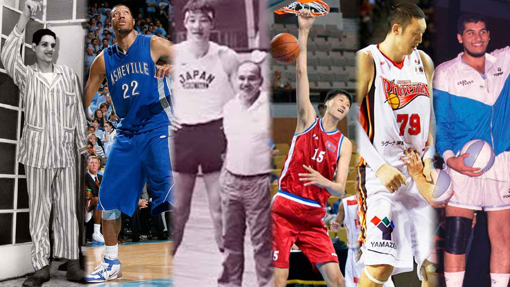 Los 10 jugadores de baloncesto más altos de la historia: hasta casi 2,5 metros