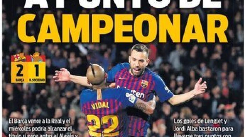 Portada Sport (21/04/2019)