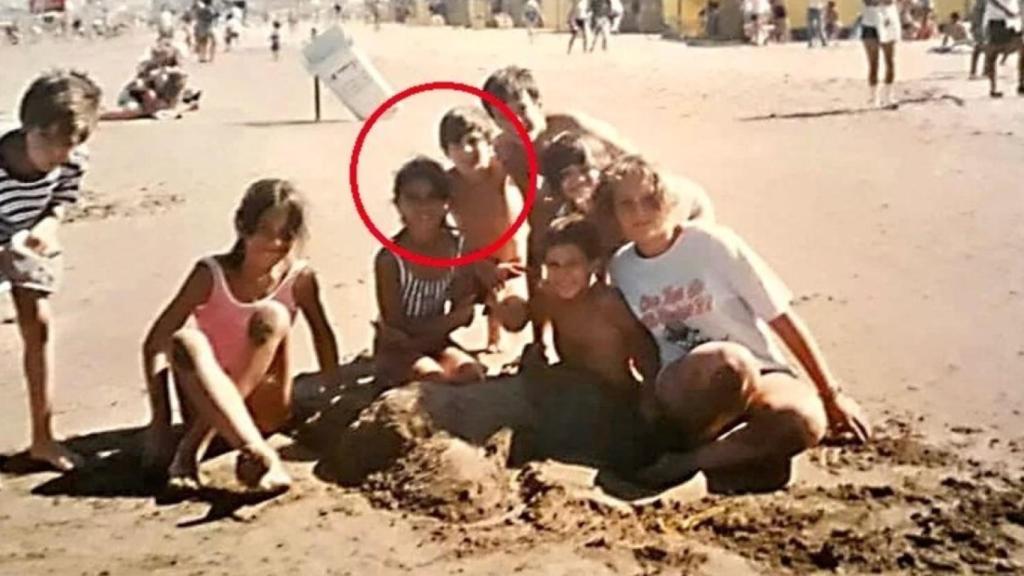 Antonella Rocuzzo y Leo Messi cuando eran pequeños. Foto: Diario LaCapital MdP