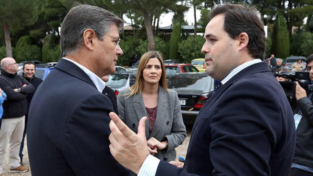 Núñez, junto a Rafael Catalá (H. Fraile)