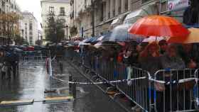 Lluvia en Madrid durante la Semana Santa.