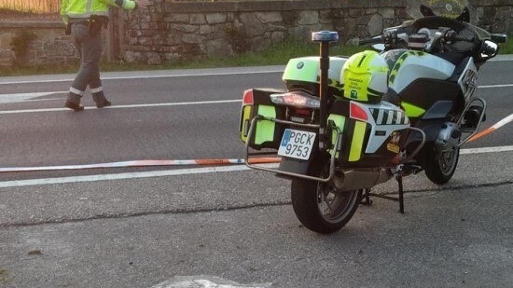 Moto de la Guardia Civil