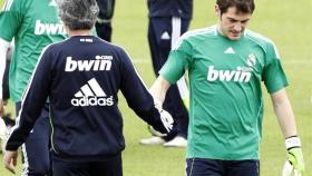 Mourinho y Casillas, en el Real Madrid