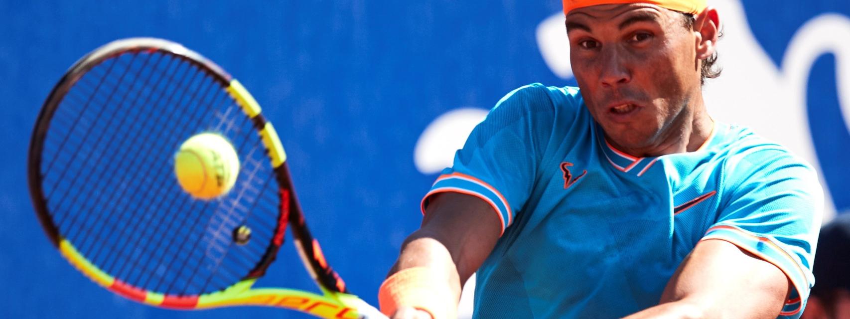 Rafael Nadal, en el trofeo Conde de Godó