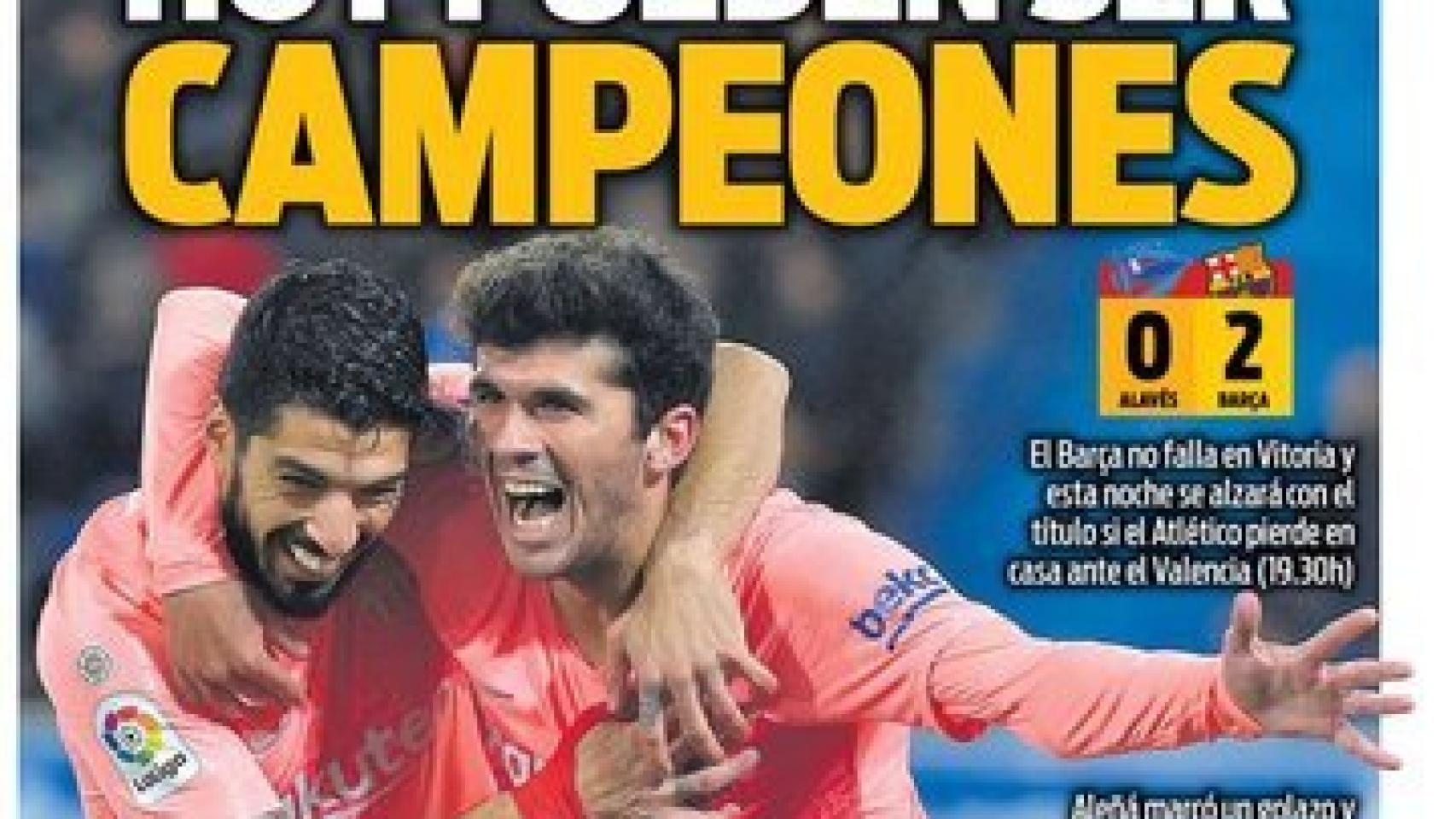 Portada Sport (24/04/19)