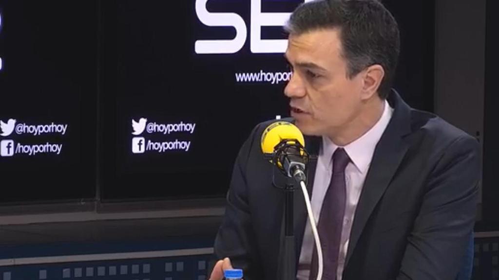 Sánchez en su entrevista en la Ser.