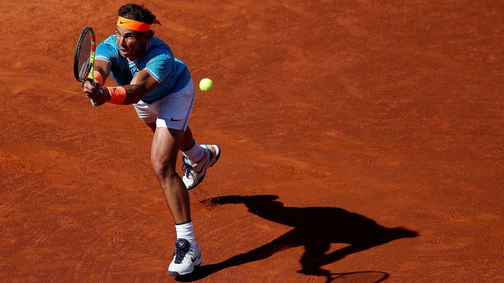 Nadal, durante los cuartos de final del Godó.