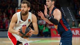 Sergio Rodríguez, contra el Baskonia. Foto: euroleague.net