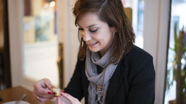 Gemma del caño, experta en croquetas.