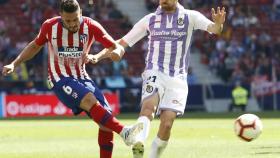 Koke, en un momento del partido. Foto: Twitter (@Atleti)