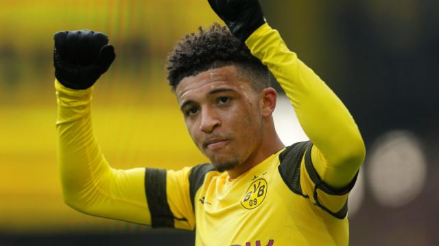 Jadon Sancho, en el Borussia Dortmund