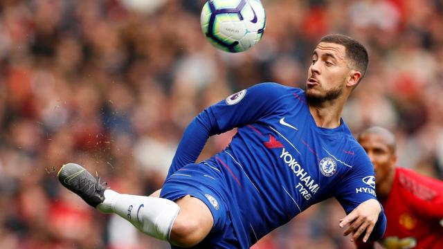 Eden Hazard, en un partido con el Chelsea