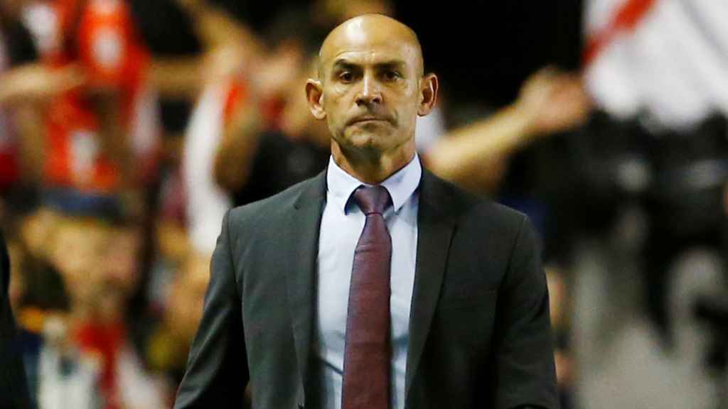 Paco Jémez en el partido contra el Real Madrid