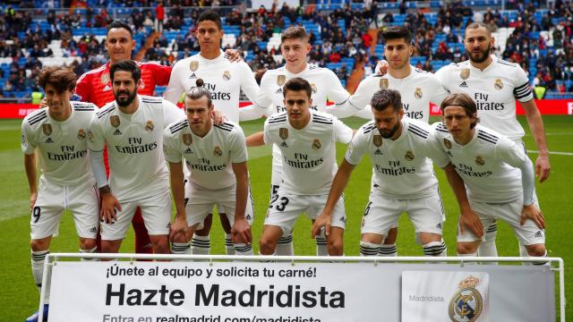 El once del Real Madrid contra el Eibar