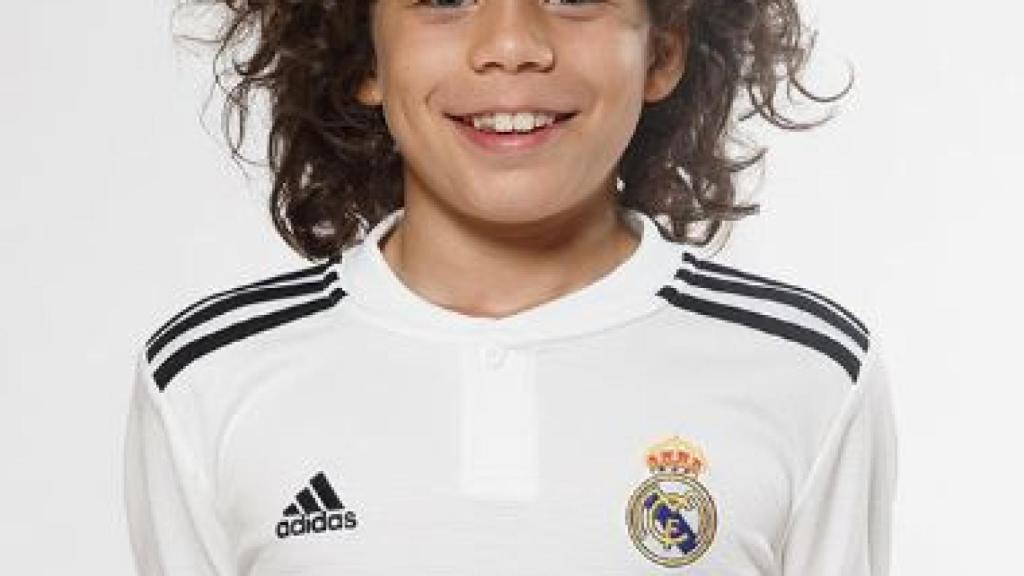 Enzo, delantero del Benjamín A del Real Madrid