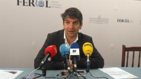 El alcalde de Ferrol en una comparecencia de prensa