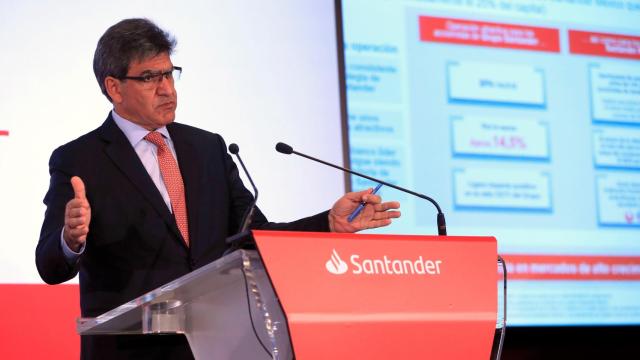 José Antonio Álvarez, CEO del Banco Santander, durante la presentación de resultados del 2019.