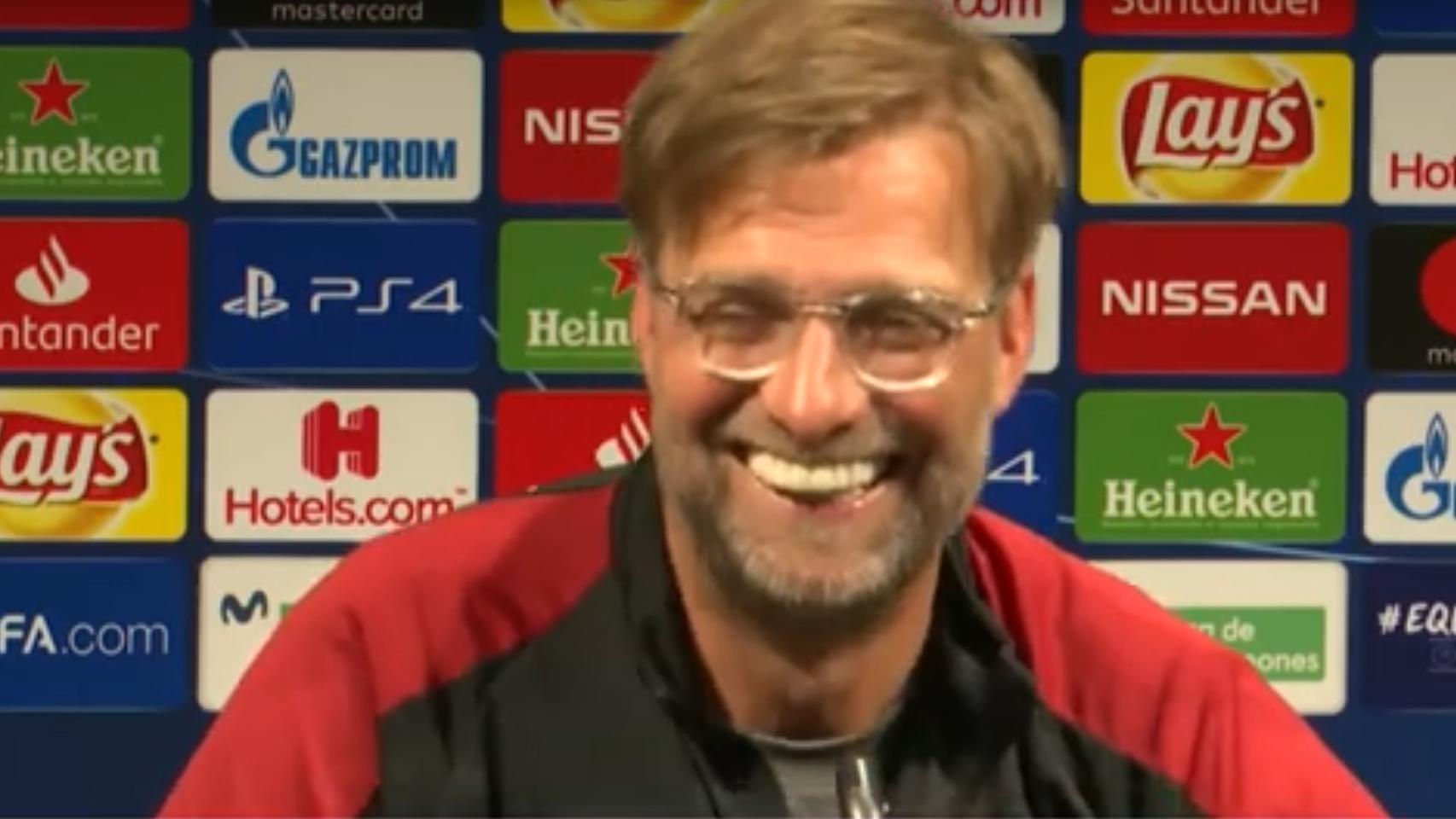 Klopp, en rueda de prensa