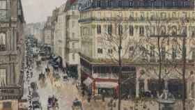 ‘Rue Saint-Honoré por la tarde. Efecto de lluvia’ (Camille Pissarro).
