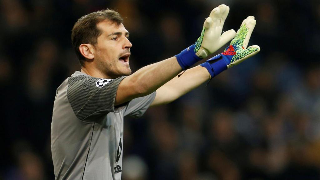 Casillas, en un partido del Oporto