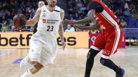 Sergio Llull ante el UCAM Murcia