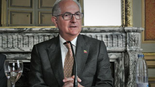 Antonio Ledezma, exalcalde metropolitano de Caracas y líder democrático venezolano.