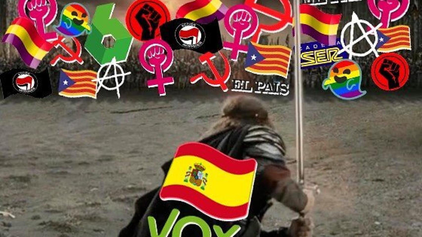 El montaje de la polémica entre la formación de Abascal y la Warner