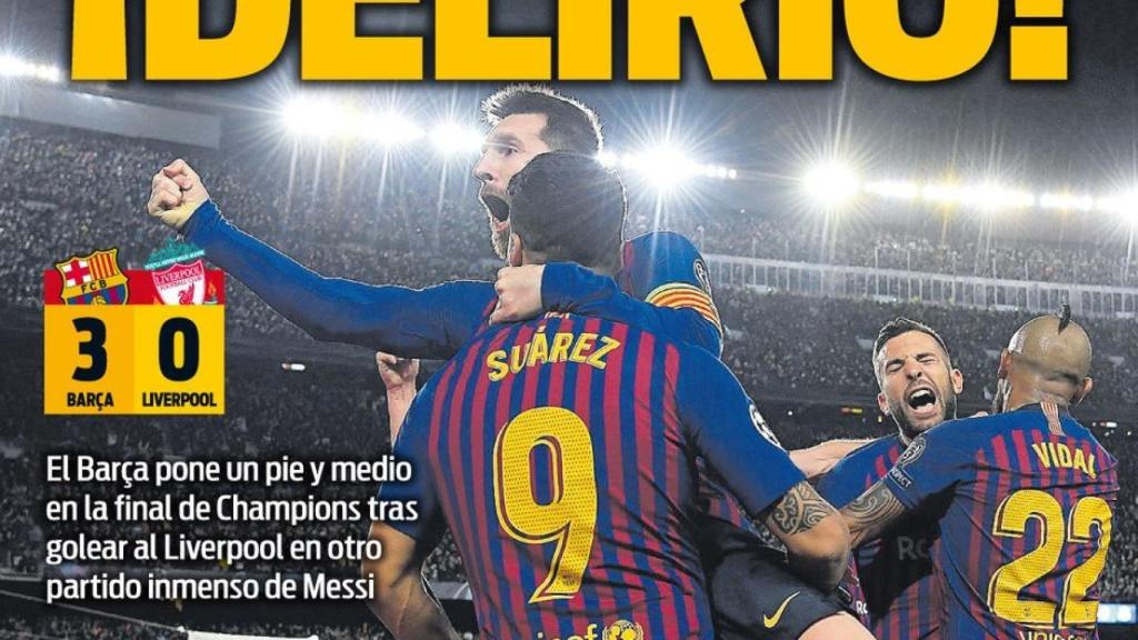 Portada diario SPORT (2/5/2019)