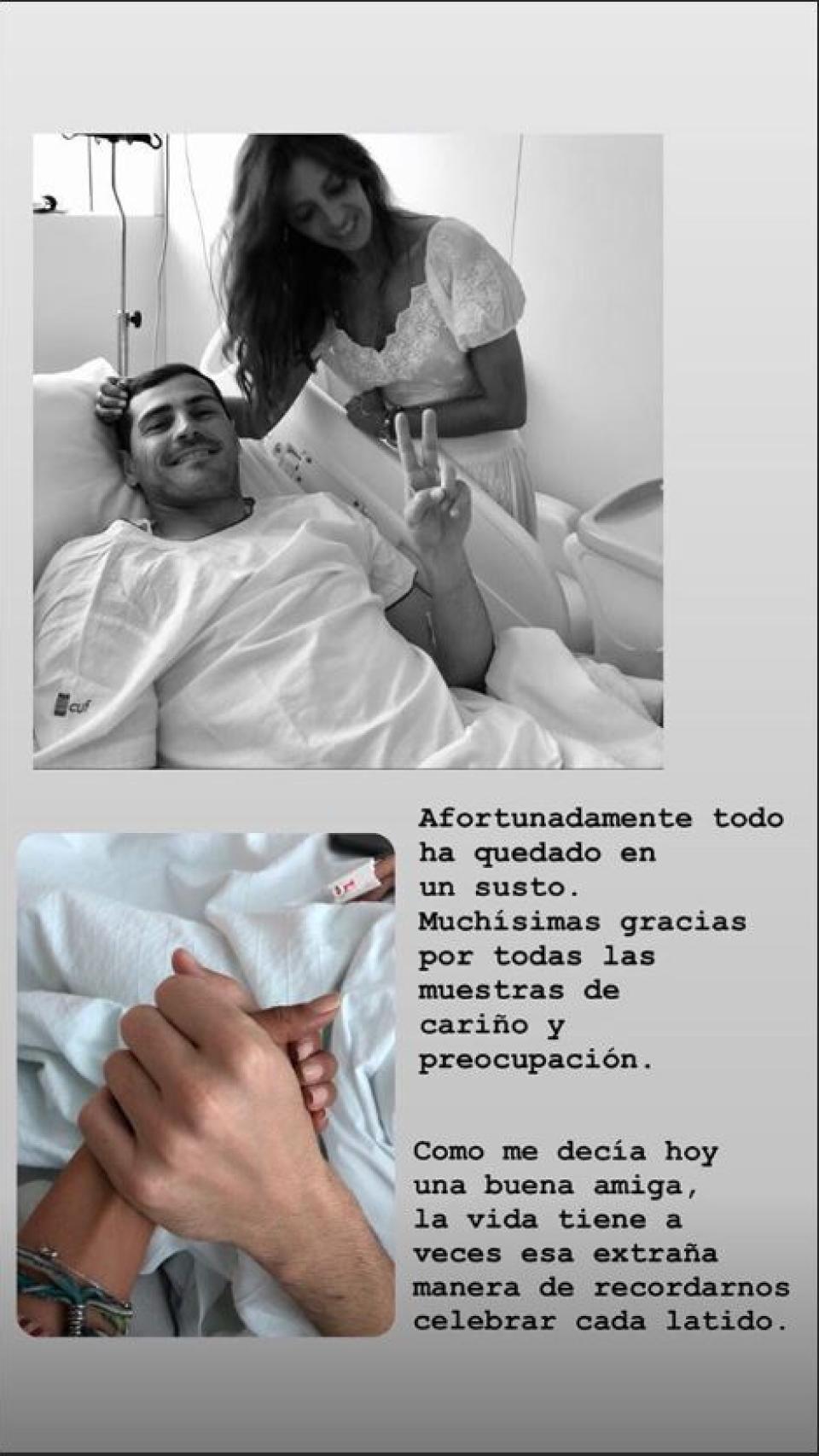 Publicación de Sara Carbonero en Instagram.