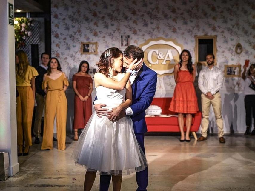 Evento de presentación de la primera colección de novias de C&A con una boda real.