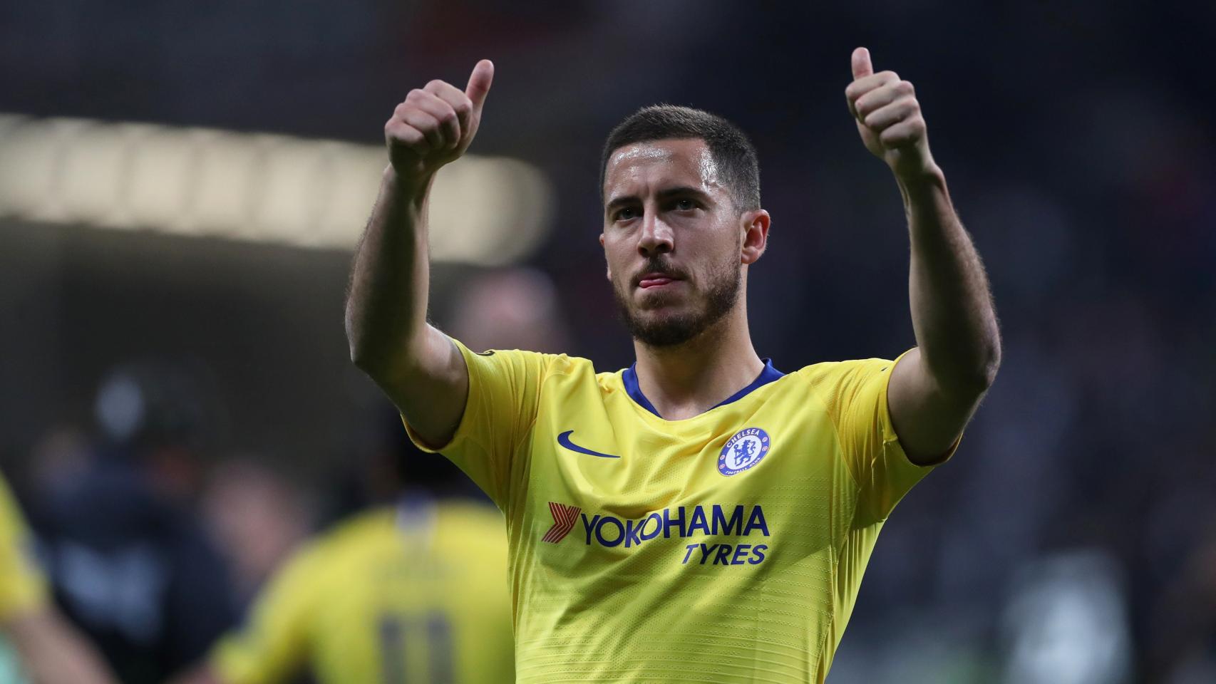 Eden Hazard, en un partido del Chelsea de la Europa League