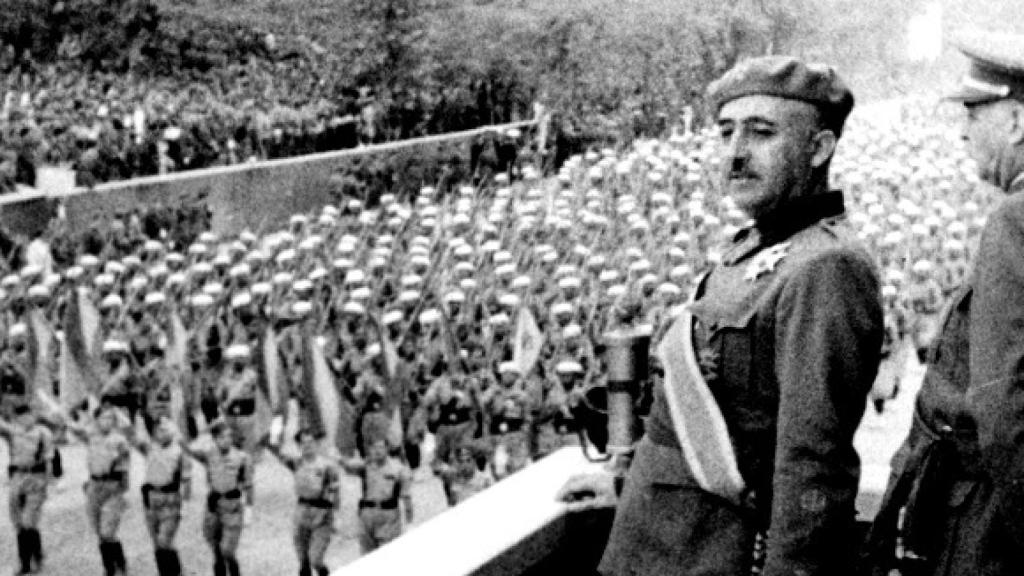 Desfile de la Victoria de Madrid, en 1939. Fue la consolidación de Franco como caudillo.
