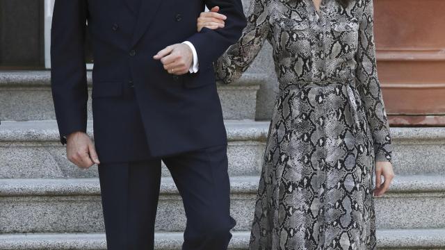 Los reyes de España, Felipe VI y Letizia, en uno de sus viajes constitucionales.