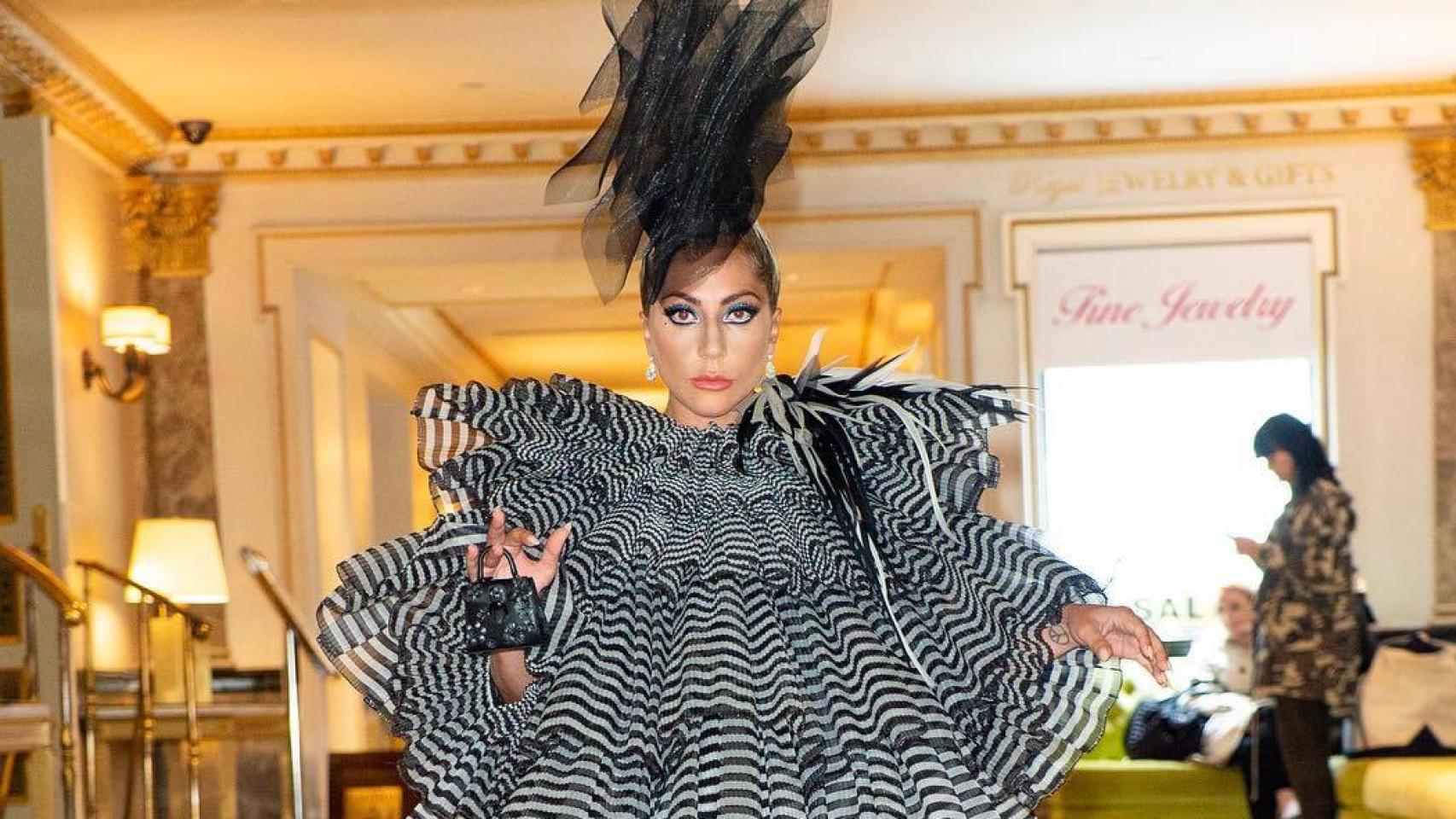 Lady Gaga, lista para la Gala MET 2019.