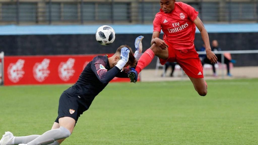 Marvin, en el partido de la Copa de Campeones entre el Real Madrid y el Sevilla. Foto: rfef.es