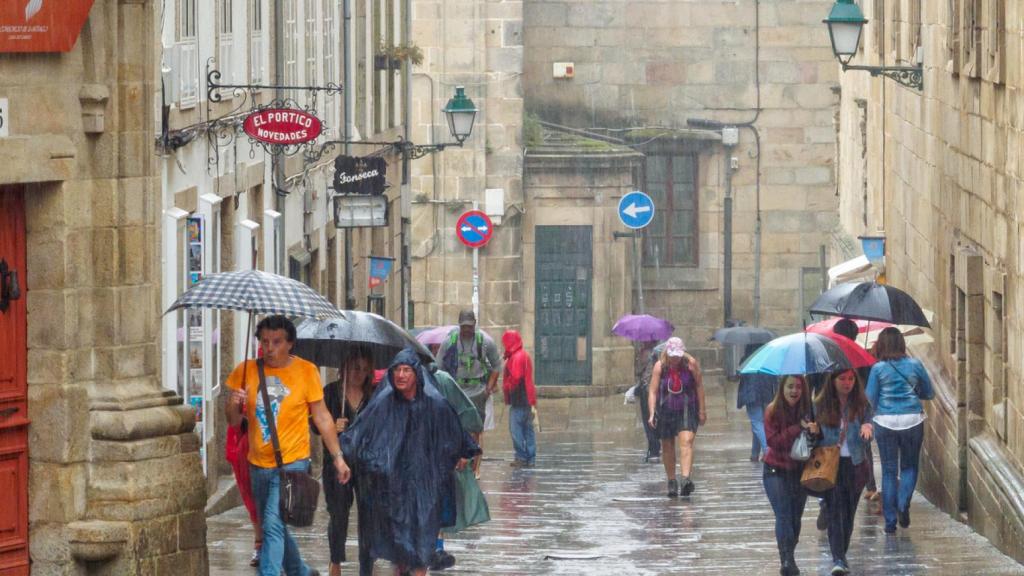 A la ciudad de Santiago la lluvia siempre le ha sentado muy bien