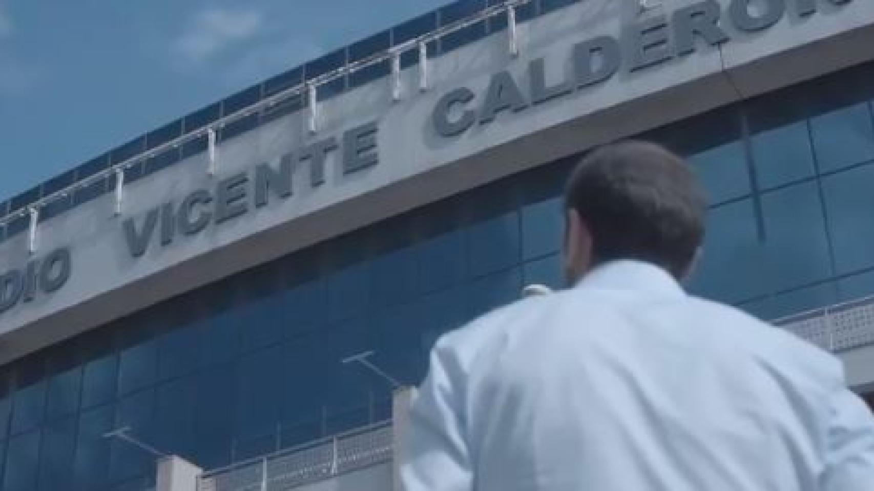 Diego Godín dice adiós al Estadio Vicente Calderón