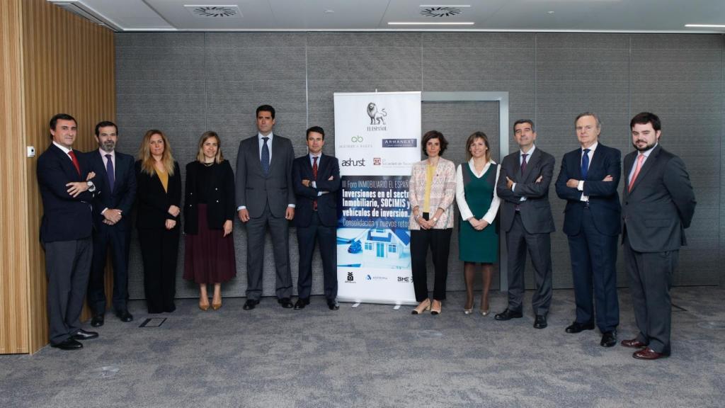 Foto de familia del III Foro Inmobiliario EL ESPAÑOL.