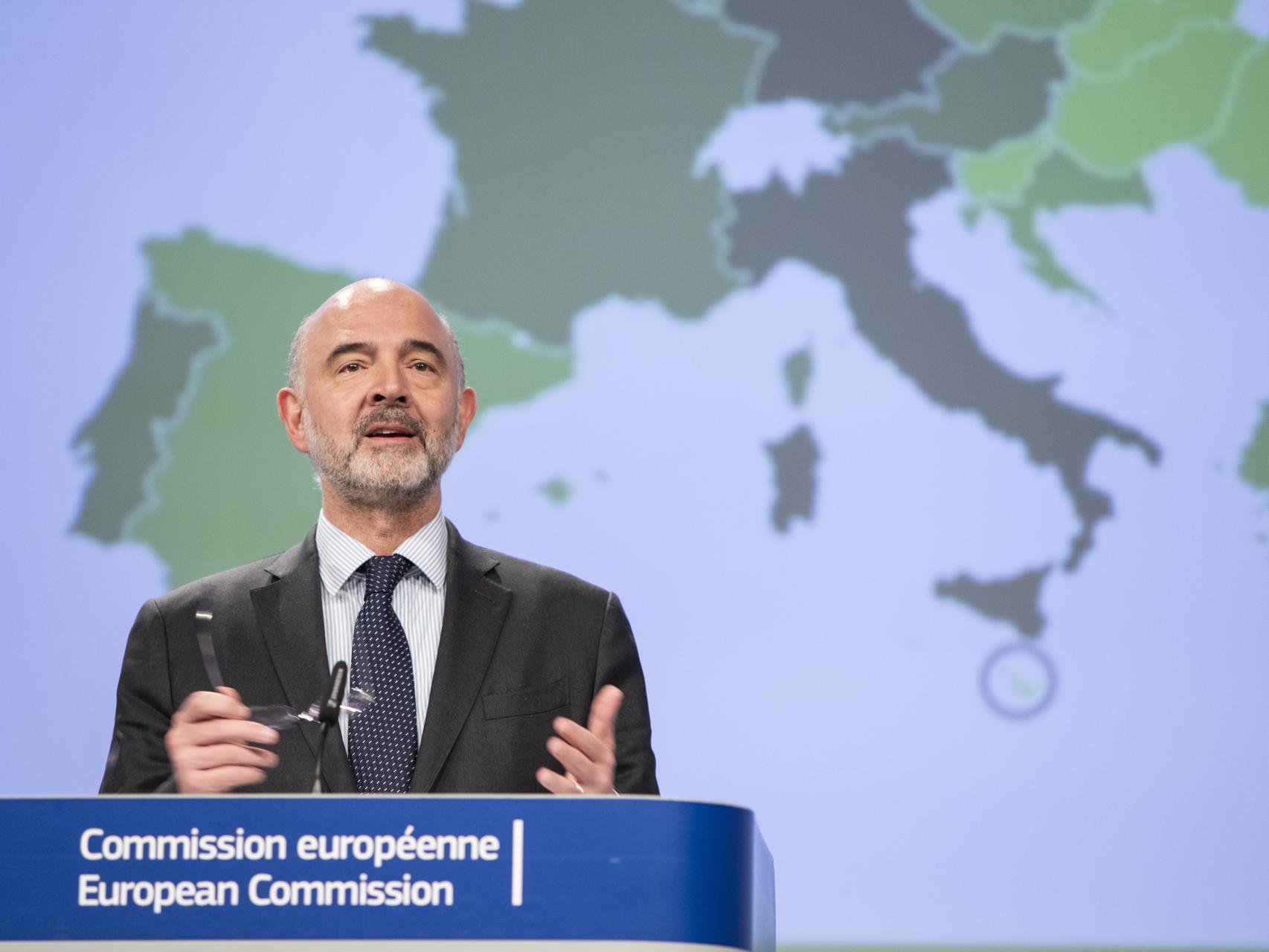 El comisario de Asuntos Económicos, Pierre Moscovici