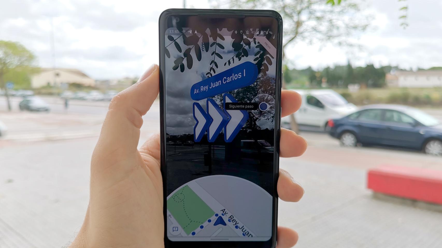 La realidad aumentada llega a Google Maps para Android