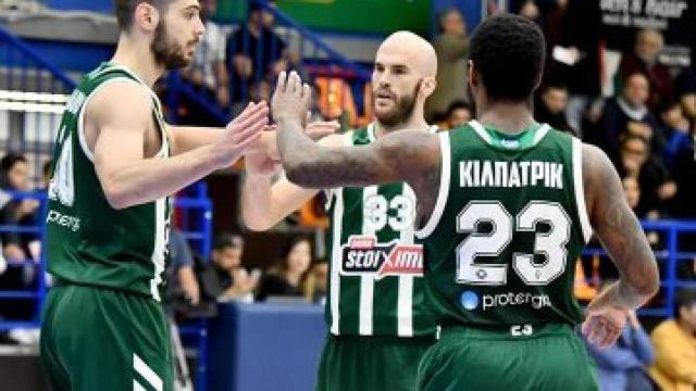 Jugadores del Panathinaikos en la liga griega. Foto: Twitter (@paobcgr)