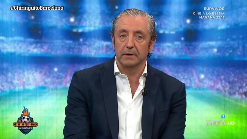 Josep Pedrerol analiza la derrota del Barcelona. Foto: Twitter (@elchiringuitotv)