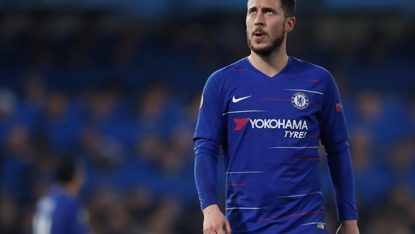 Hazard, en el Chelsea - Eintracht Frankfurt de la Europa League