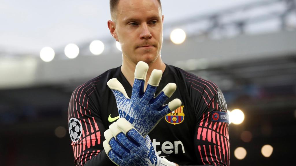 Ter Stegen contra el Liverpool