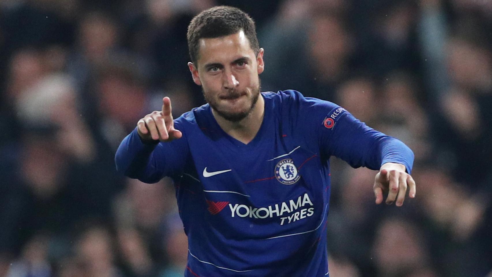 Eden Hazard, en un partido del Chelsea de la Europa League