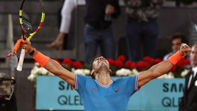 Rafa Nadal en el Mutua Madrid Open