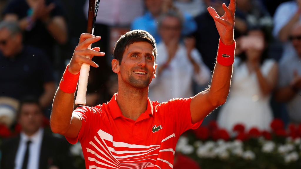 Djokovic tras ganar a Thiem