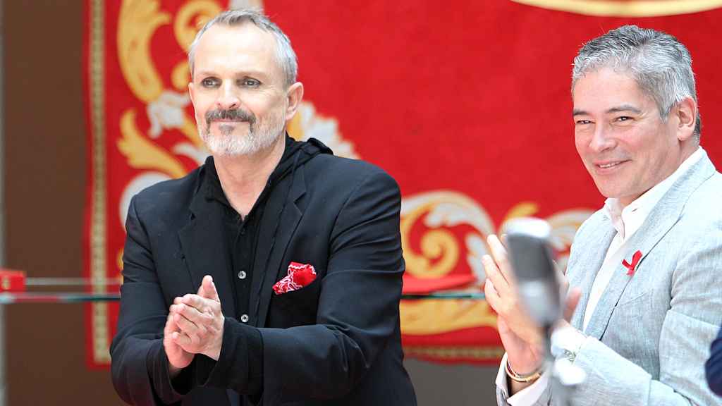 Miguel Bosé y Boris Izaguirre en una imagen de archivo.